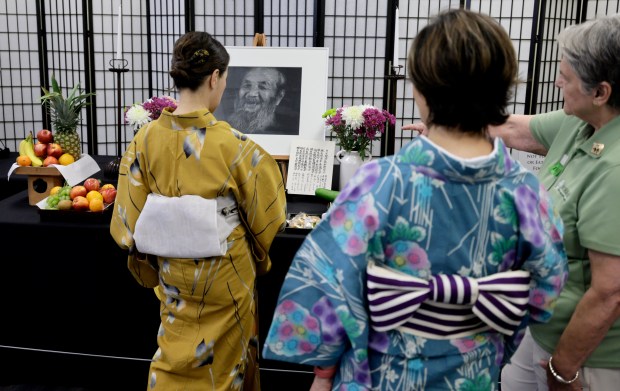 People enjoy the Morikami Museum and Japanese Gardens in Delray...