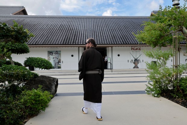 People enjoy the Morikami Museum and Japanese Gardens in Delray...