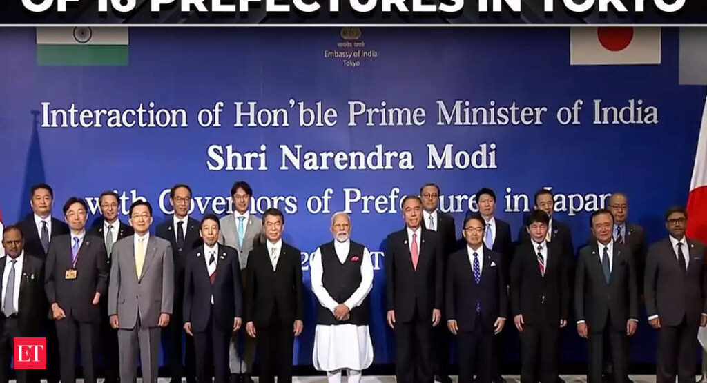 PM Modi meets Japan’s National Governors’ Association to boost state-prefecture ties – The Economic Times Video PM Modi meets Japan's National Governors' Association to boost state-prefecture ties - The Economic Times Video