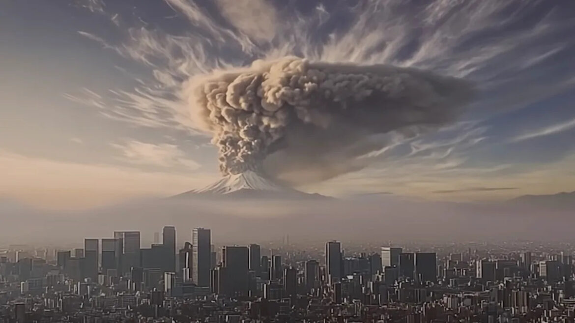 Japanese Government Used An AI Video To Show How A Mount Fuji Eruption Would Disrupt Life In Tokyo Yahoo news home