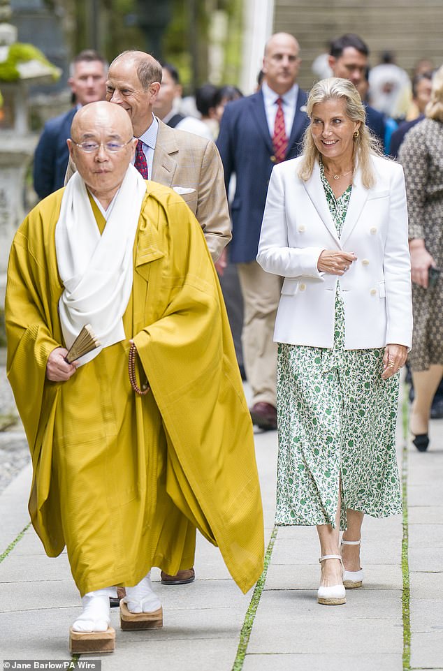 Sophie was glowing as she enjoyed seeing Okunoin Cemetery, one of the two most significant religious sites within Koyasan