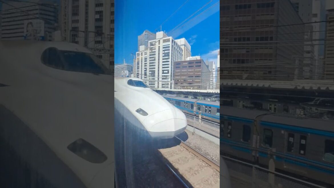 😵‍💫😵‍💫300km Speed of🚄 Bullet train Japan. sinkansen #japan #travel