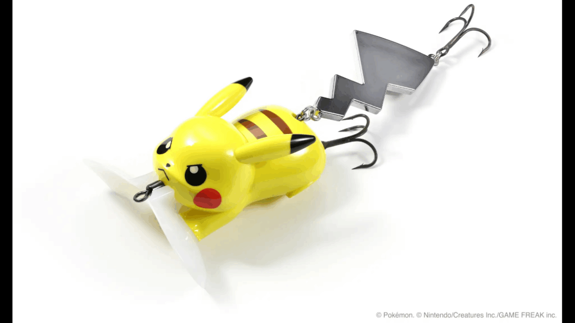 Pokemon Fishing Lures Will Return in Japan in November Pokemon Fishing lures - Pikachu with iron tail