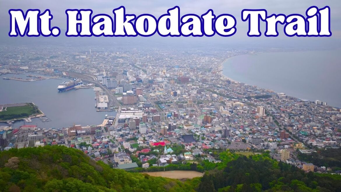 Hakodate Hiking Trail / Scenic Walk in Hokkaido / Nature & City Views in 4K