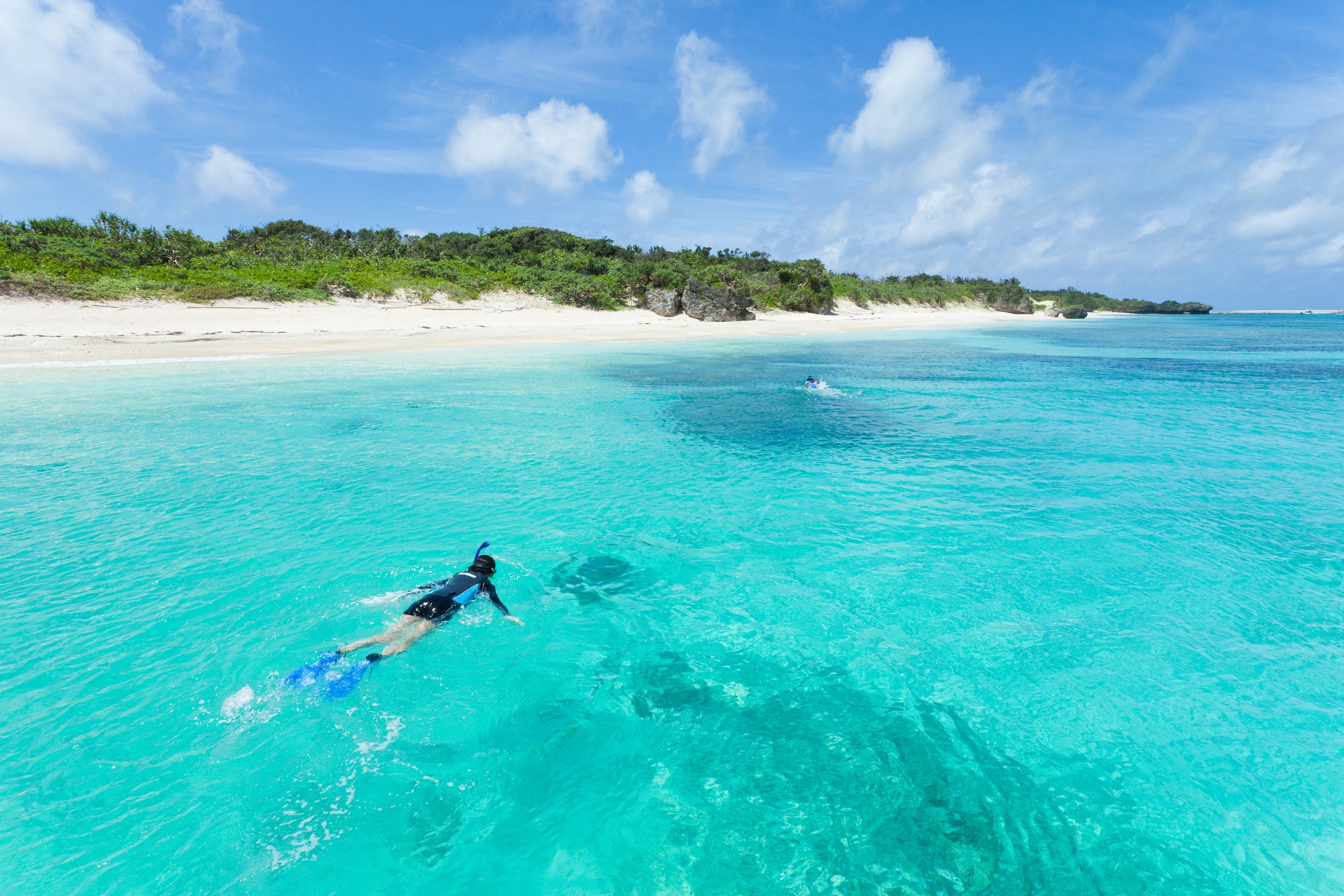 Writer Marianna Hunt explored the clear waters of the Okinawa archipelago in Japan