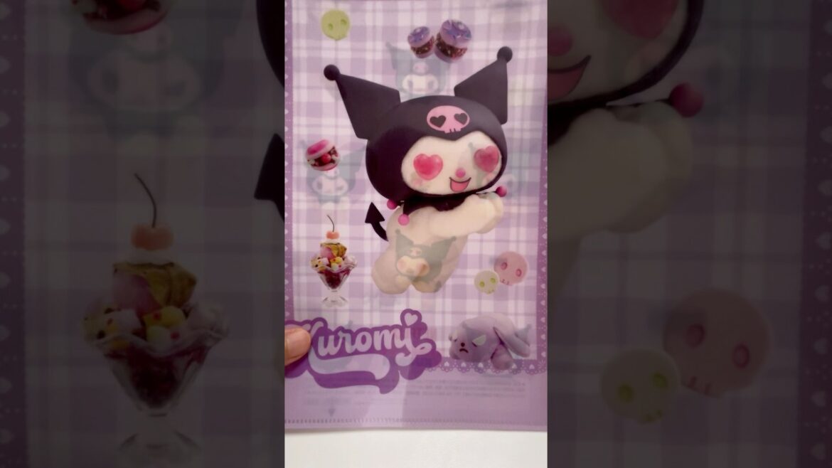 My Melody & Kuromi File Folder 7 Eleven Ice Cream Campaign Freebie #shorts My Melody & Kuromi File Folder 7 Eleven Ice Cream Campaign Freebie #shorts