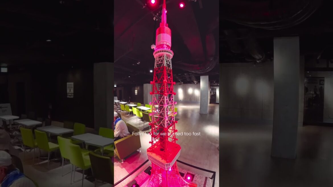 🚨 “Tokyo’s Red Giant: Shocking Views Await!” 🟥⚡️ #japan #tokyo #travel