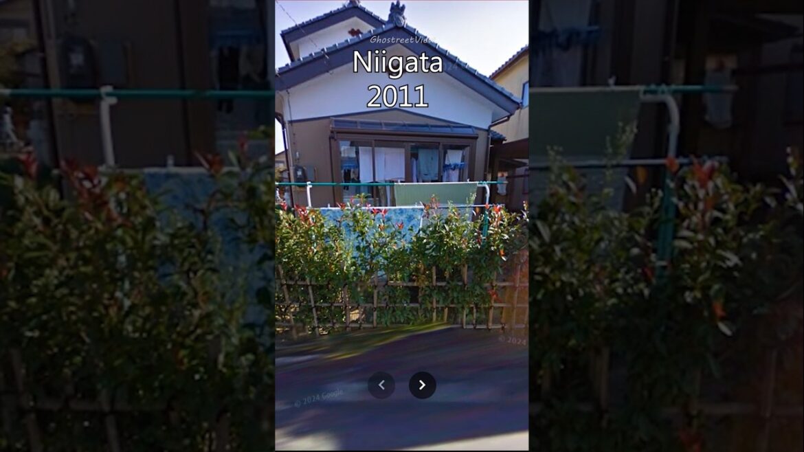 Japan House Through the Years #niigata #googlemaps