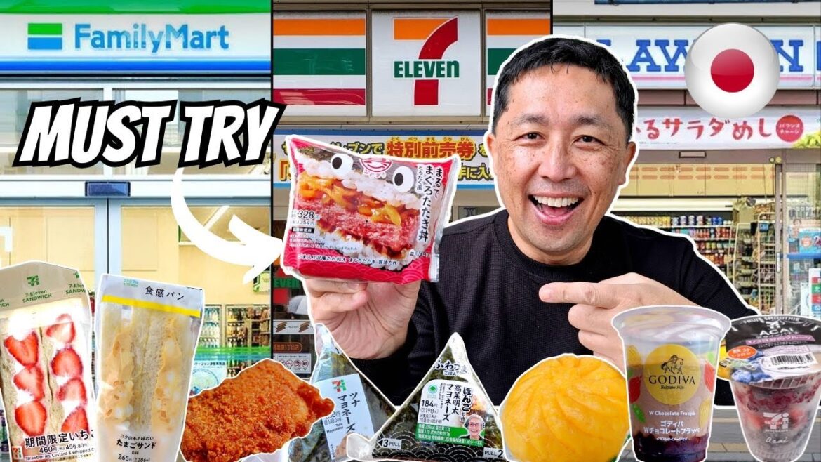 TOP 15 BEST Japanese Convenience Store Foods From Family Mart, 7 Eleven & Lawson! 🇯🇵 Must Try 2025!