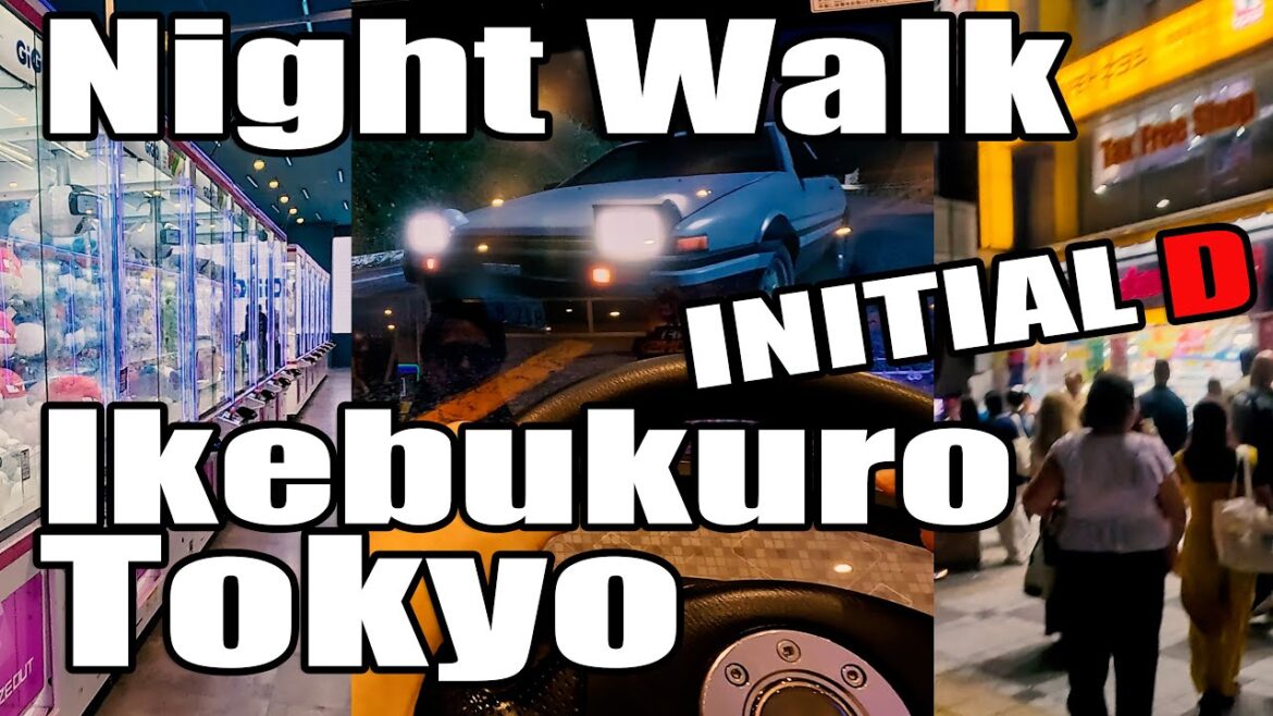 Tokyo Night Walk in Ikebukuro (4K HDR) | Streets, Lights & Neon,  Initial D gameplay Tokyo Night Walk in Ikebukuro (4K HDR) | Streets, Lights & Neon,  Initial D gameplay