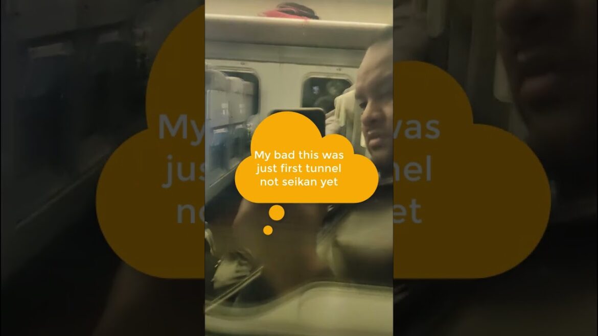 Journey from Hokkaido to Aomori | Moments Before Entering Seikan Tunnel Caught on Video Journey from Hokkaido to Aomori | Moments Before Entering Seikan Tunnel Caught on Video