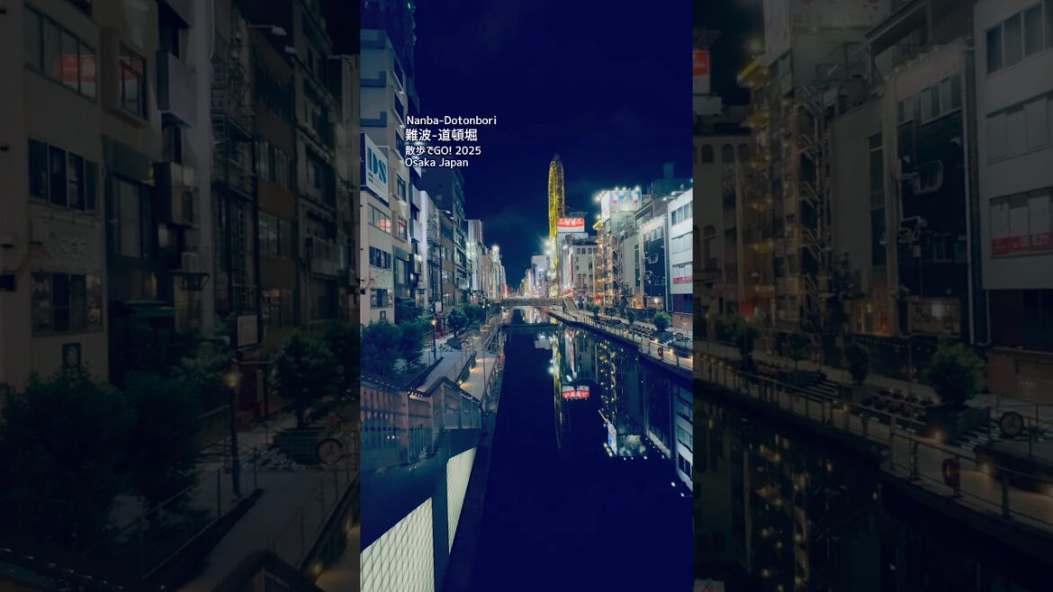 これ夜中の1:30なのにこんなにたくさんの人が…真夜中の大阪難波から心斎橋へ続く夜道　へ散歩でGO！2025