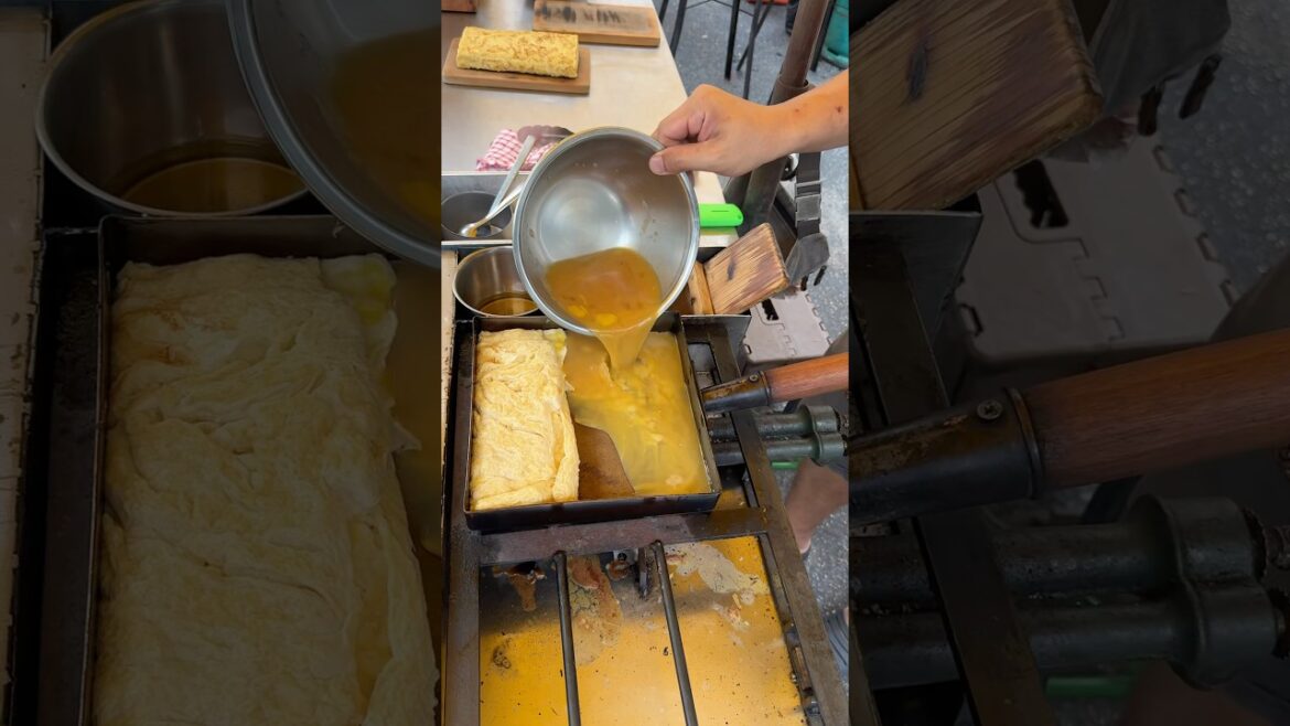 Making the Perfect Japanese Rolled Omelette – Street Food Tamagoyaki Making the Perfect Japanese Rolled Omelette - Street Food Tamagoyaki