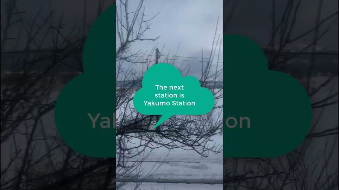 Hokuto 4 travelling on Hakodate Line winter wonderland between Oshamambe Yakumo and Mori station Hokuto 4 travelling on Hakodate Line winter wonderland between Oshamambe Yakumo and Mori station