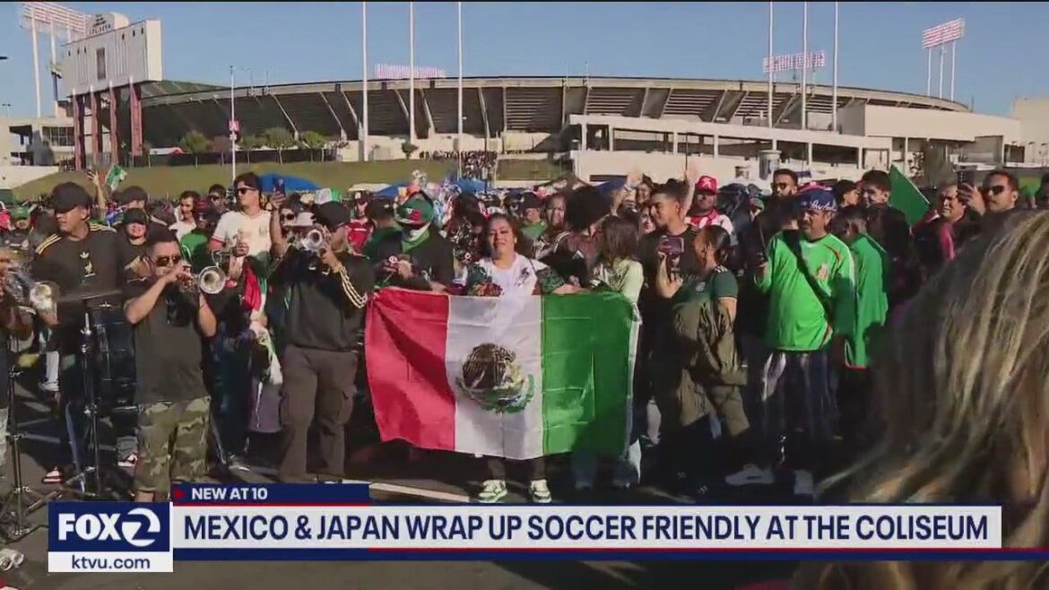 Oakland hosts historic Japan vs. Mexico friendly at packed Coliseum