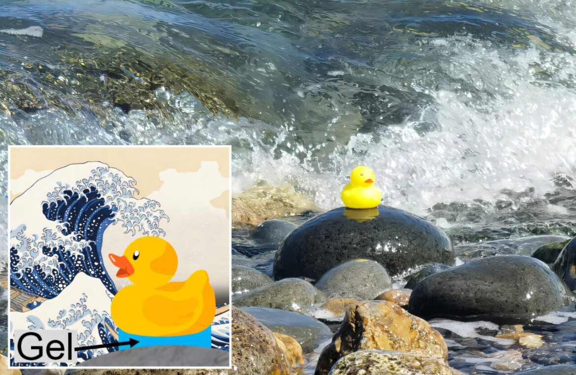 Immovable rubber ducks demonstrate highest-performing underwater adhesive hydrogel polymer