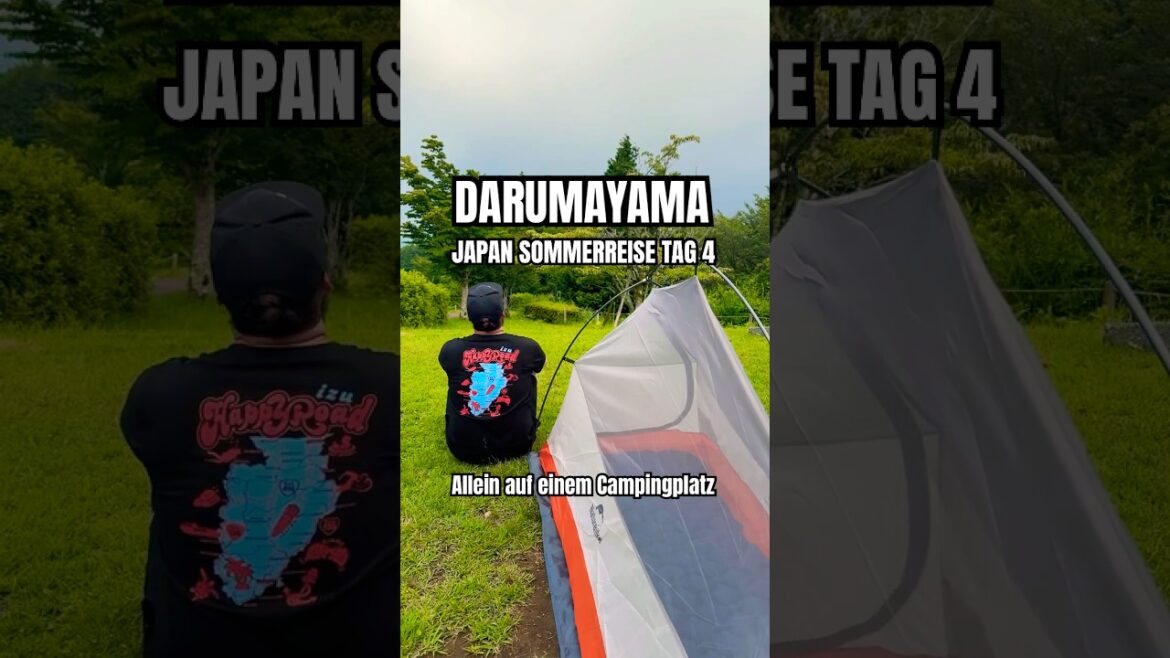Japan Sommerreise Tag 4: Darumayama ⛺️ #Japan #Japanreise #darumayama #Shizuoka #vlog