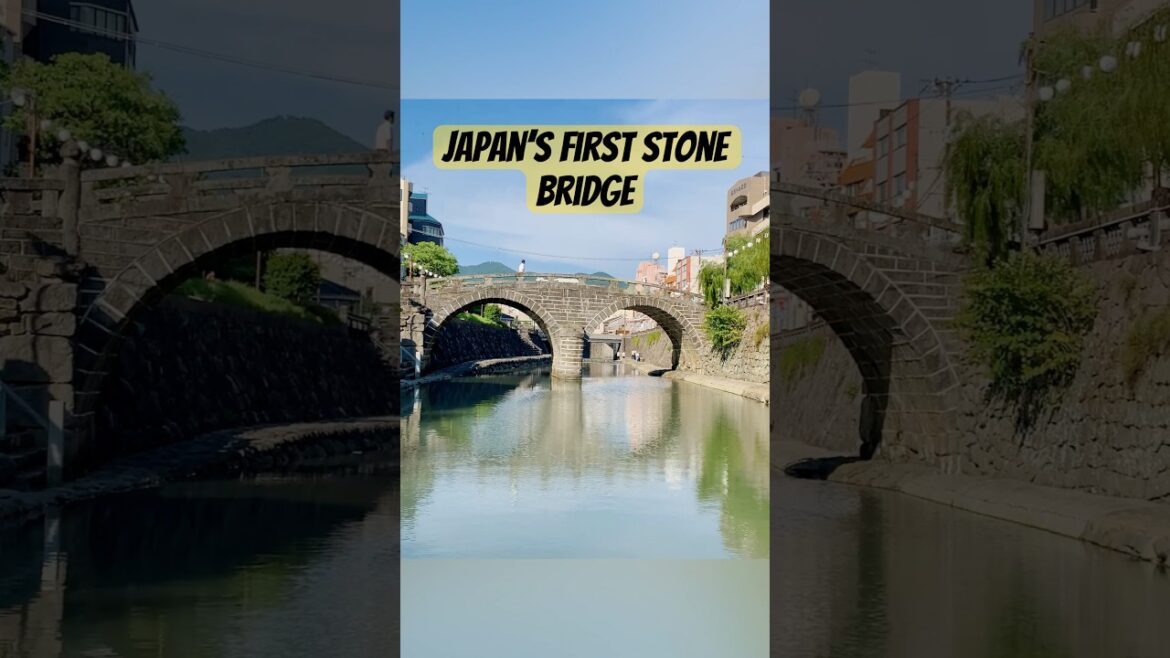 Nagasaki’s Oldest Stone Bridge 👓 + Traditional Ice Cream 🌹 #japantravel #nagasaki #stonebridge