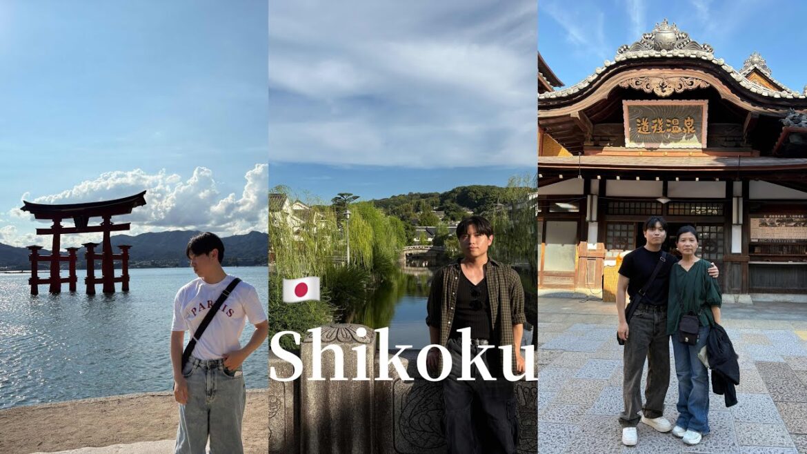 Vlog. 🇯🇵日本四國五天四夜｜整個當成觀光影片在拍！#日本 #四國  #vlog  #倉敷美観地区 #道後温泉  #嚴島神社 #金刀比羅宮 #栗林公園 #原爆ドーム