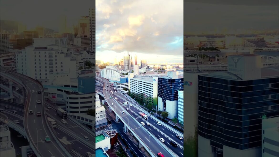 『この街の心臓の音が、聞こえた気がした。』 #shorts #神戸 #絶景 #夕焼け #vlog