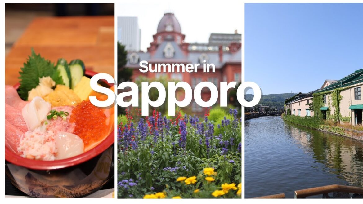 JAPAN TRAVEL VLOG| Summer in Hokkaido | Exploring Sapporo, Otaru - Part 1/2