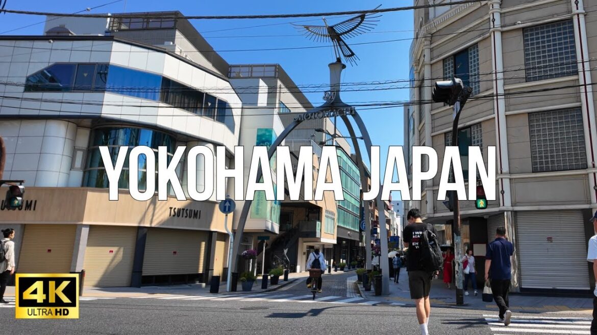 YOKOHAMA JAPAN 4K WALKING TOUR - Motomachi & Yamate Morning Stroll [4K HDR]