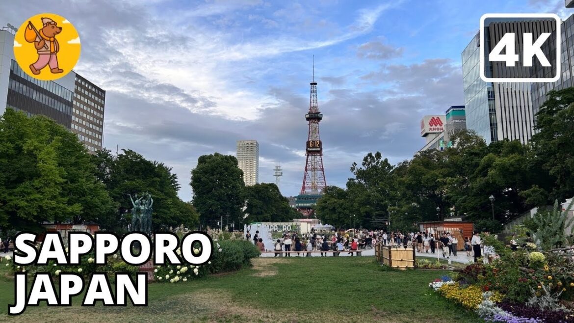 Sapporo 4K Walking Tour | Hokkaido Japan City Walk Sapporo 4K Walking Tour | Hokkaido Japan City Walk