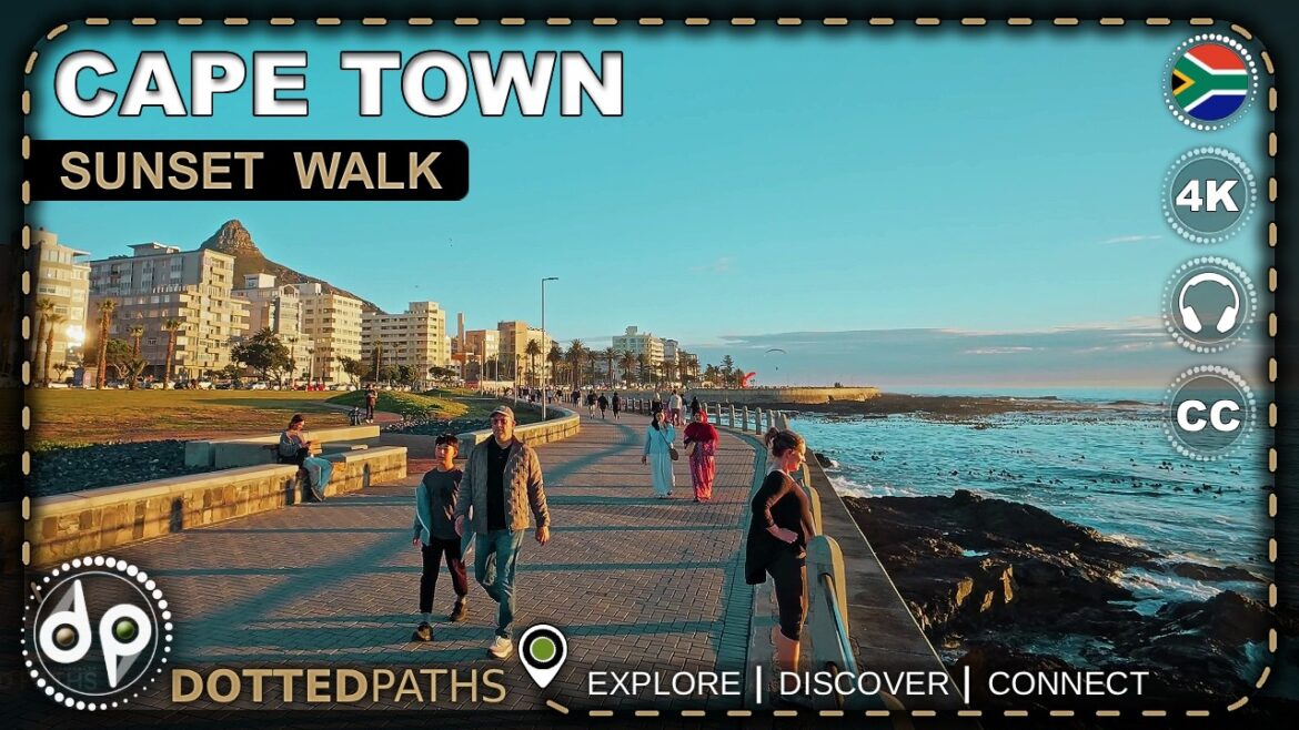 CAPE TOWN 🇿🇦 Sea Point Promenade – Sunset Walk✨| Coastal Lifestyle & Ocean Vibes | 4K Binaural Audio CAPE TOWN 🇿🇦 Sea Point Promenade - Sunset Walk✨| Coastal Lifestyle & Ocean Vibes | 4K Binaural Audio