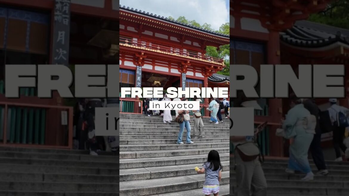 Free shrine in Kyoto! #shorts #kyoto #japan #shrine