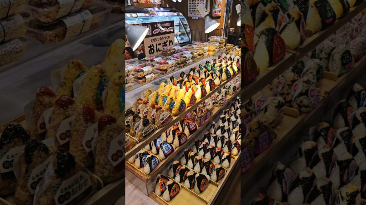 【Japan Trip】🇯🇵food - Onigiri is the best in the world!! #japan #japanesefood #onigiri