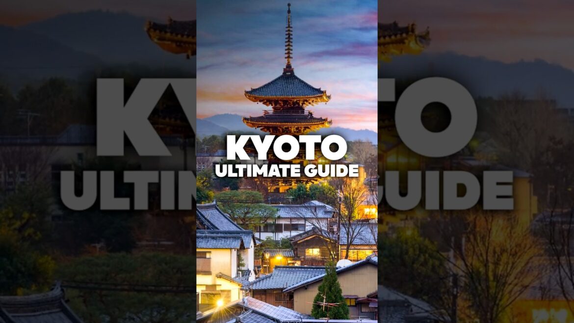 THE ULTIMATE KYOTO GUIDE! Things to do, Where to Stay, Shopping and ride!