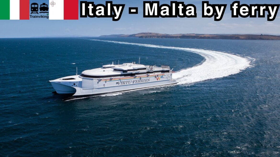 From Pozallo in Italy (Sicily) to Malta by ferry (Catania, Siracusa - Malta train & ferry)