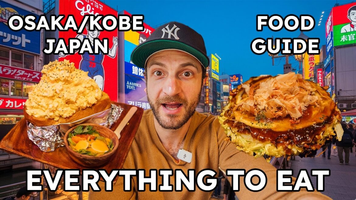 7 MUST EAT Restaurants in Osaka and Kobe Japan! (food guide) | Jeremy's Japan Journey Ep 2