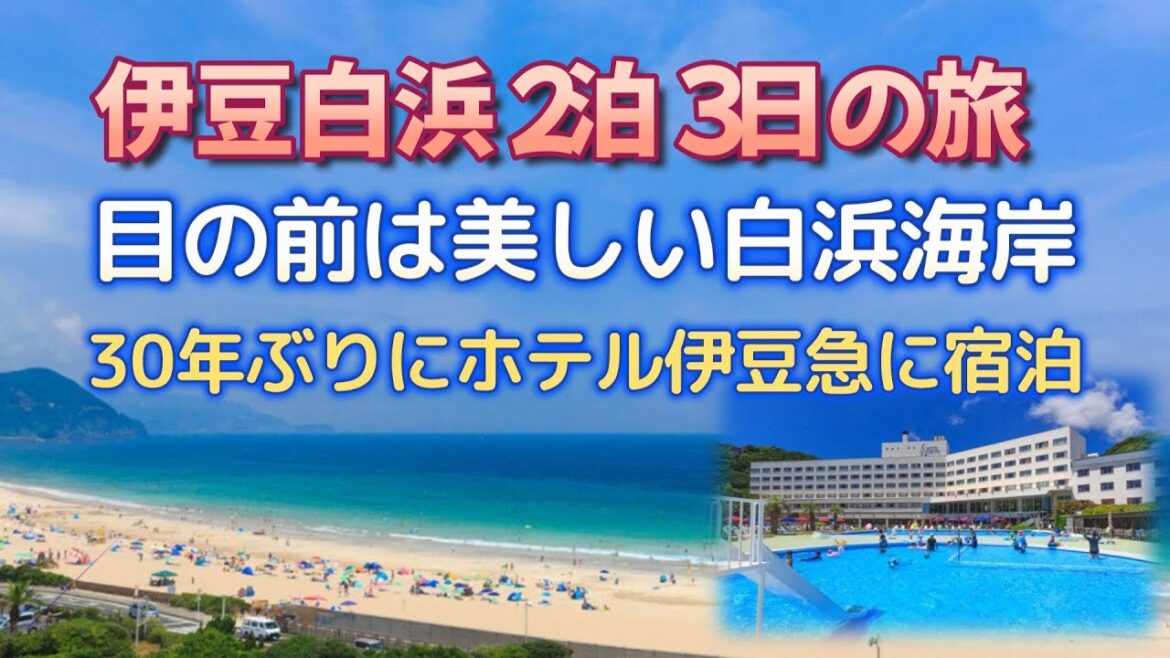【沖縄じゃない旅行】伊豆白浜2泊3日の旅 目の前は美しい白浜海岸 30年ぶりにホテル伊豆急に宿泊 ハワイに来た気分! 【沖縄じゃない旅行】伊豆白浜2泊3日の旅 目の前は美しい白浜海岸 30年ぶりにホテル伊豆急に宿泊 ハワイに来た気分!