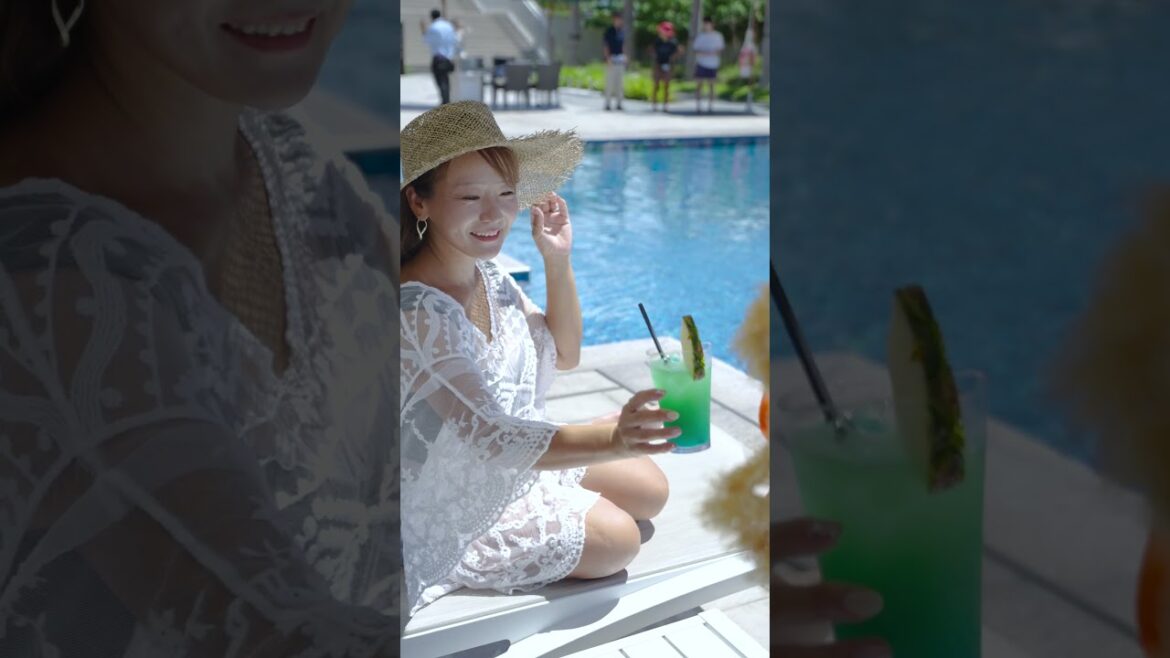 ダブルツリーbyヒルトン沖縄北谷リゾート【屋外プール】  #沖縄  #沖縄旅行 #アメリカンビレッジ #okinawa #okinawatrip #travel  #pool #vacation