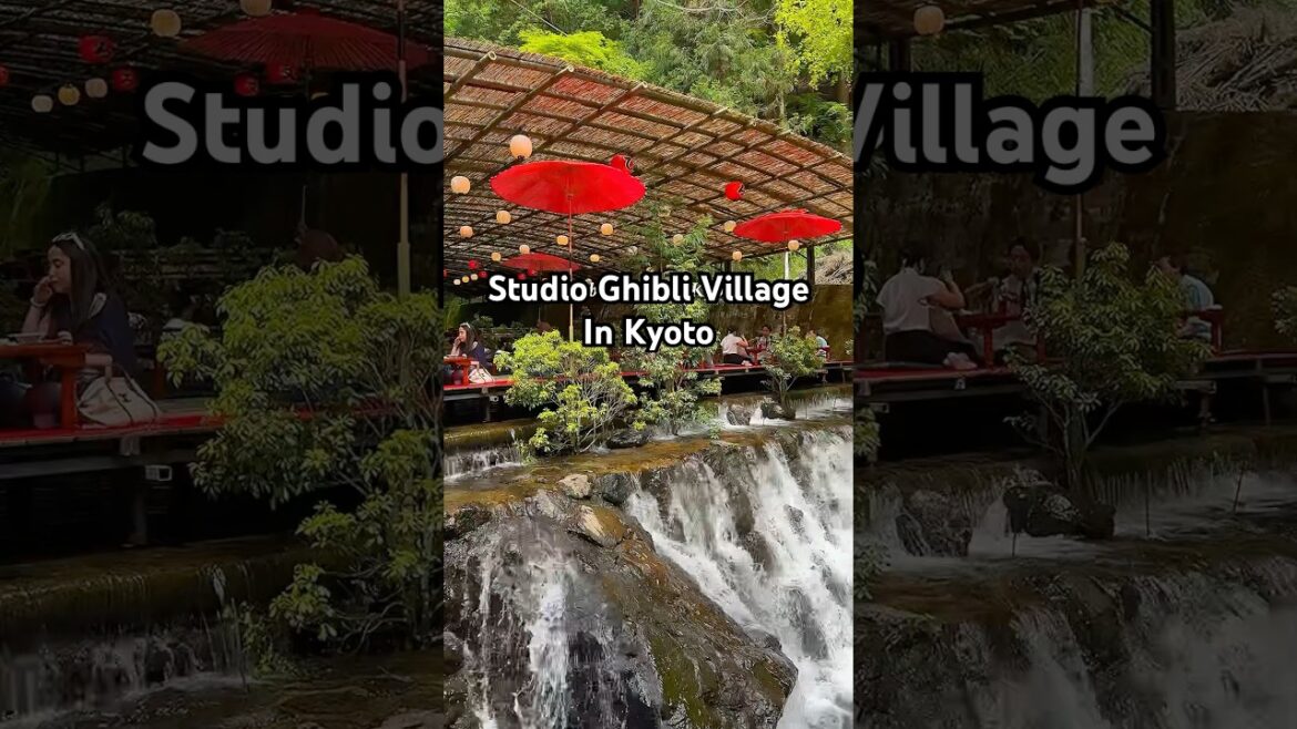 This Japanese village feels like a Studio Ghibli movie! 📍Kibune, Kyoto #kyototravel #kyototrip