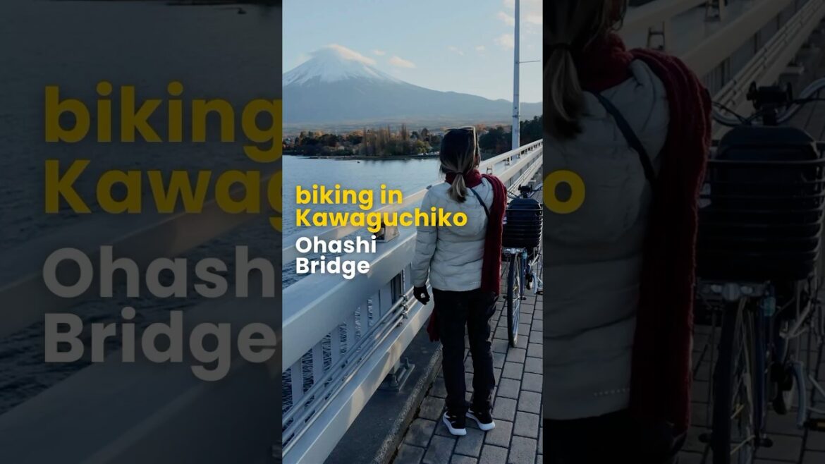 Kawaguchiko Biking Adventure 🚴 | Ohashi Bridge Stop w/ Mt. Fuji View #Kawaguchiko #JapanTravel Kawaguchiko Biking Adventure 🚴 | Ohashi Bridge Stop w/ Mt. Fuji View #Kawaguchiko #JapanTravel