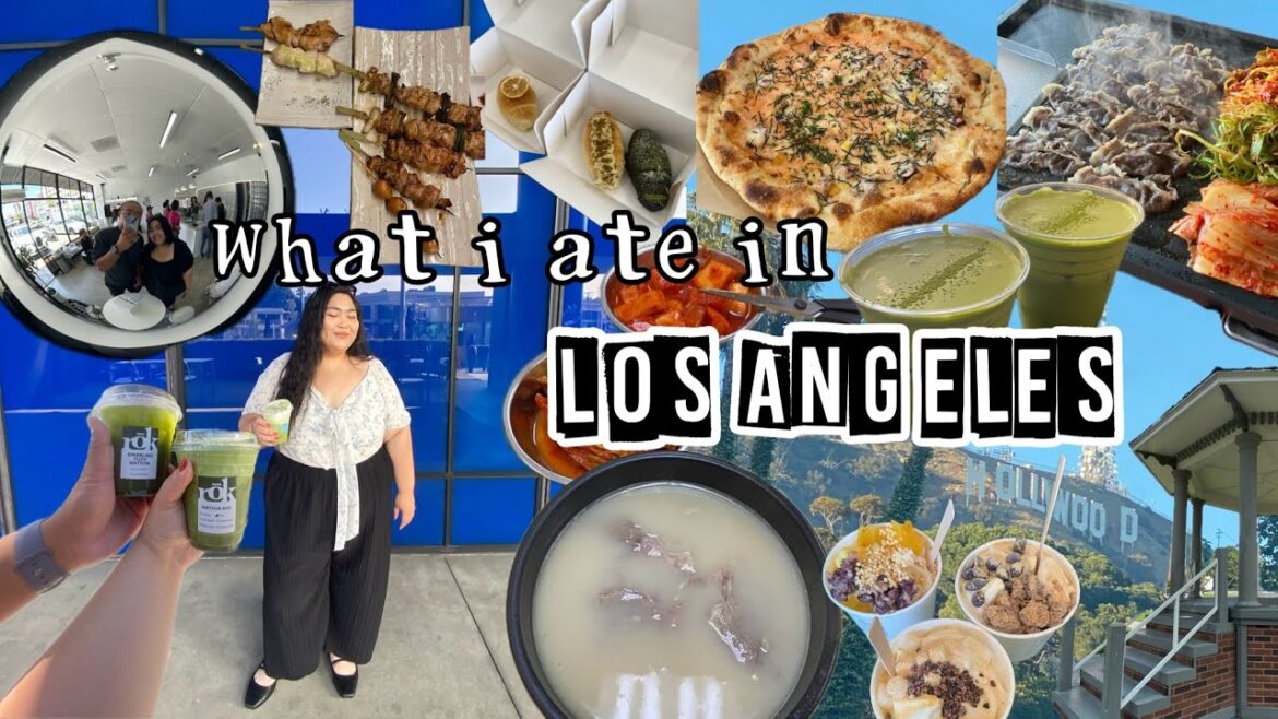 WHAT I ATE IN LOS ANGELES (matcha, kbbq, ice cream, korean food, warner bros studios) WHAT I ATE IN LOS ANGELES (matcha, kbbq, ice cream, korean food, warner bros studios)