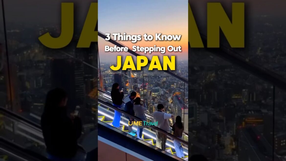 3 Things You Must Know Before Going Out in Japan! #japan  #japaneseculture #japantravel #umetravel