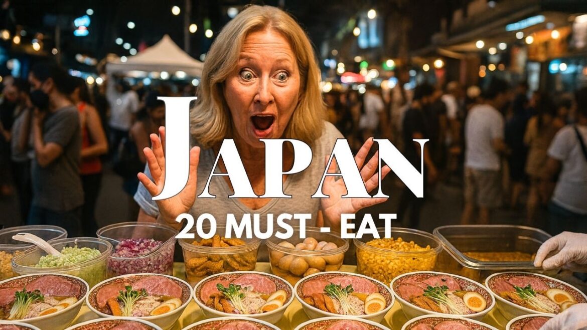 Japan Trip – 20 Foods You Must Try But Tourists Often Miss | 4K Video