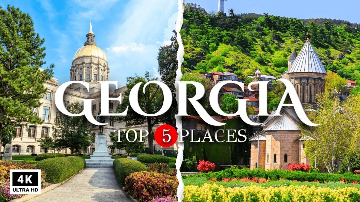 5 Amazing places to visit in Georgia - 4K Travel Video