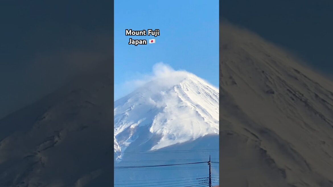 Mount Fuji Japan #shortvideo #travel #traveldestinations #shortsfeed #japan #mountfuji #mountains