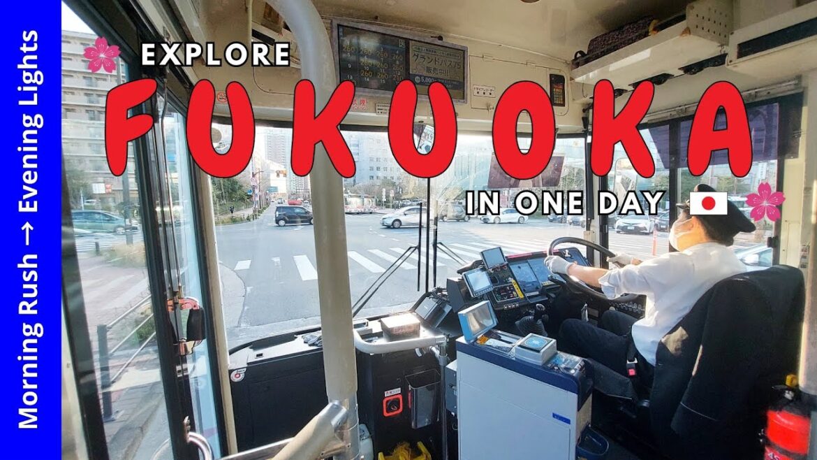 🌸Jelajah Fukuoka in One Day: Dari Morning Rush ke Evening Lights🌸