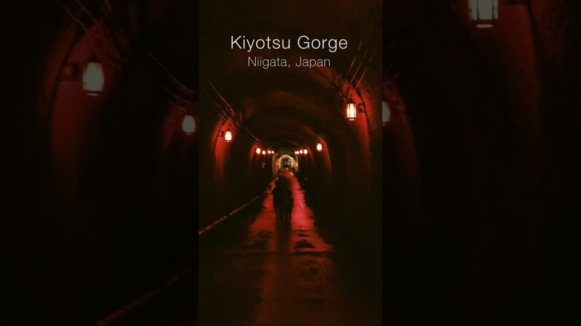 Japan Travel – Kiyotsu Gorge Tunnel, Niigata – Tunnel of Light / Echigo-Tsumari Art Field
