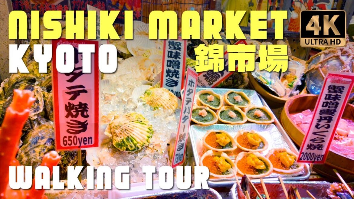Nishiki Market Walking Tour, Kyoto Japan - Summer 2025 - [4K HDR] With Captions