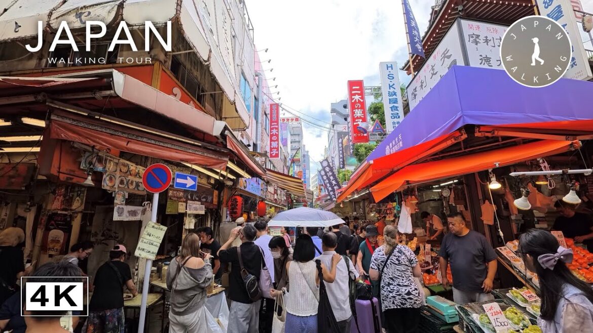 Summer in Lively Ueno, Ameyoko | Japan Walking Tour【4K | 60fps】 Summer in Lively Ueno, Ameyoko | Japan Walking Tour【4K | 60fps】