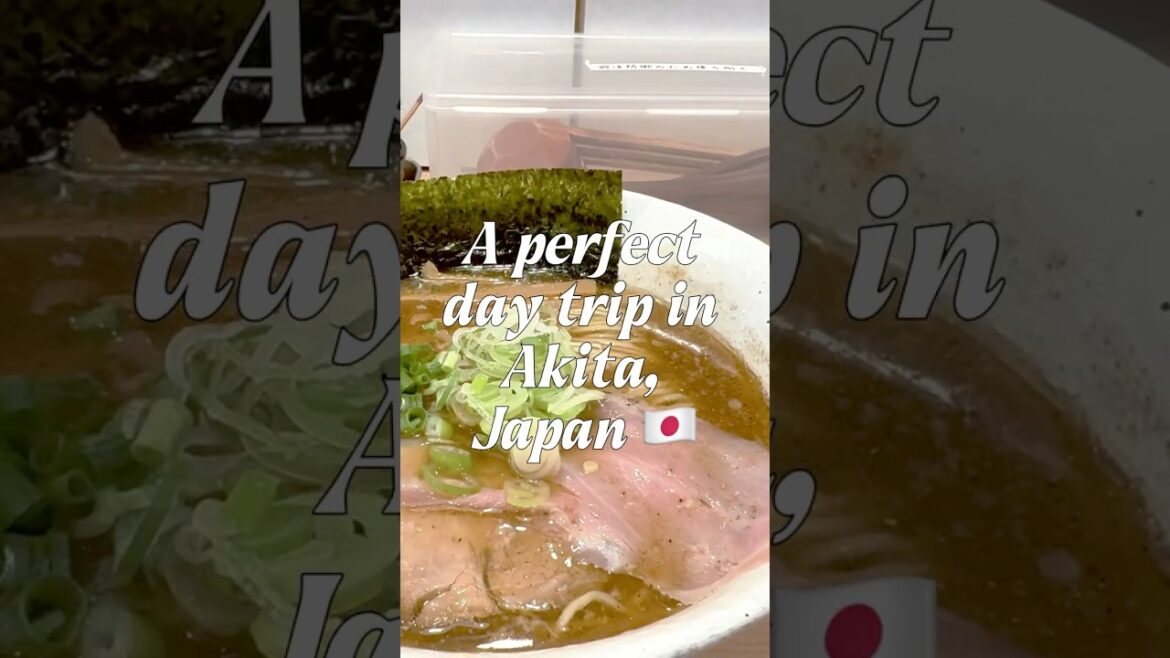 A perfect day in Akita, Japan 🇯🇵 #japantravel #hiddenjapan #japanesefood #japanvlog
