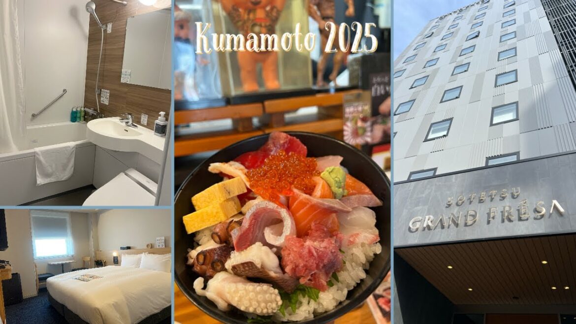 🇯🇵Kumamoto🇯🇵 ¥1500 Large Seafood Don 🍣🍵 2022 Open Hotel 🍢 Sotetsu Grand Fresa Kumamoto 🍘 2025