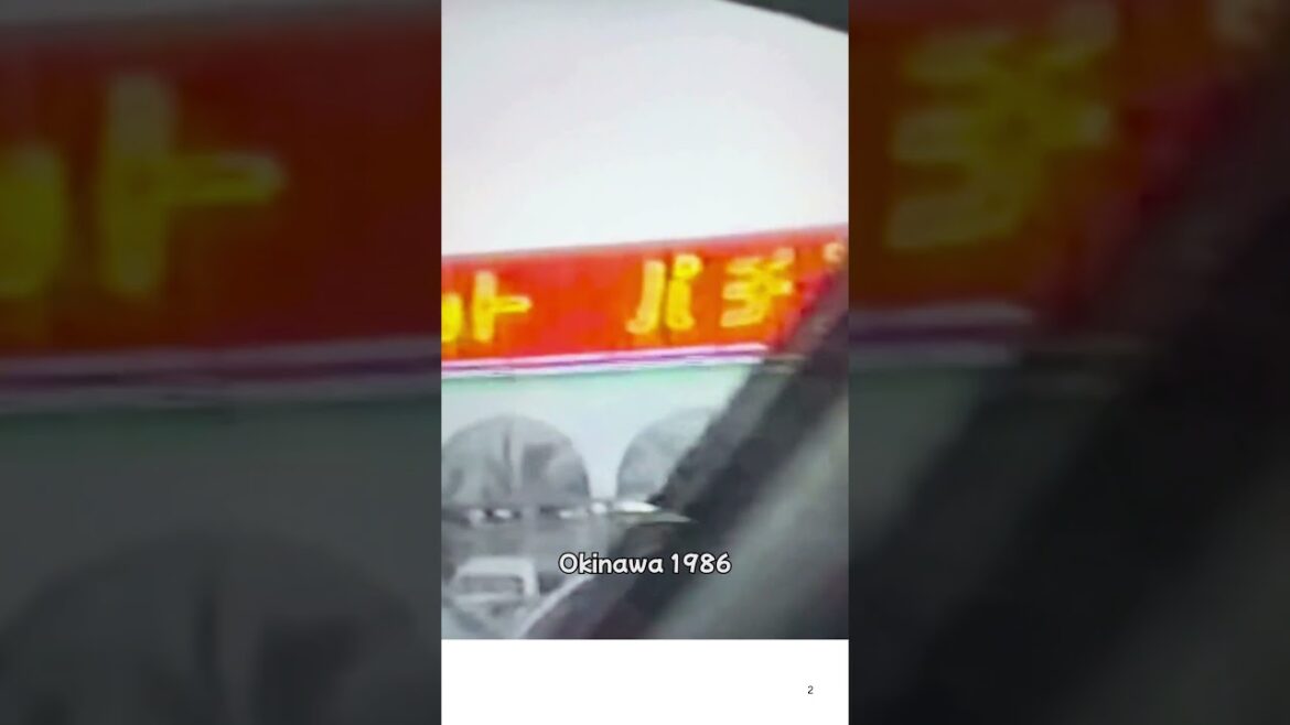 What did Okinawa look like in the 1980s #okinawajapan  #ShowaEra #shorts #okinawa