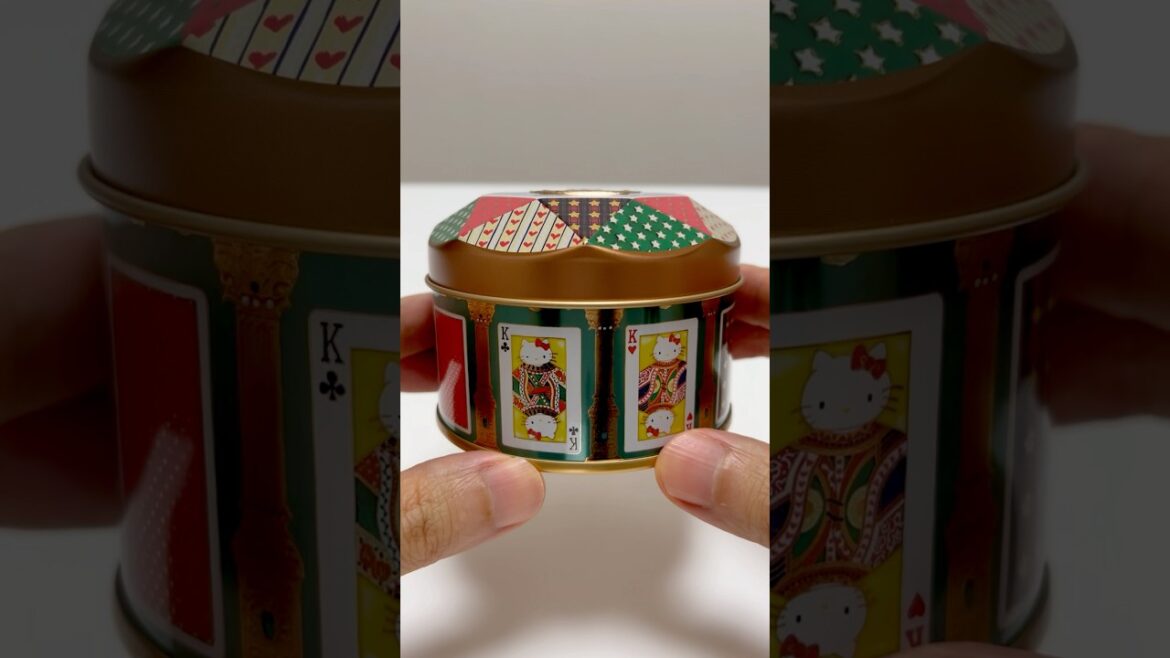 Hello Kitty Trump Tin Baked Goods with Hello Kitty Figure and Sticker #shorts Hello Kitty Trump Tin Baked Goods with Hello Kitty Figure and Sticker #shorts